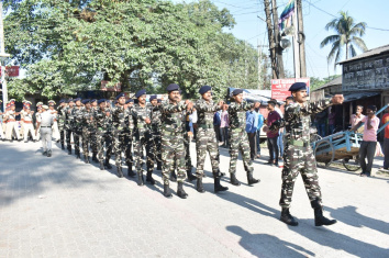 March- past programme organized to celebrate the 400th birth anniversary of Bir Lachit Barphukan